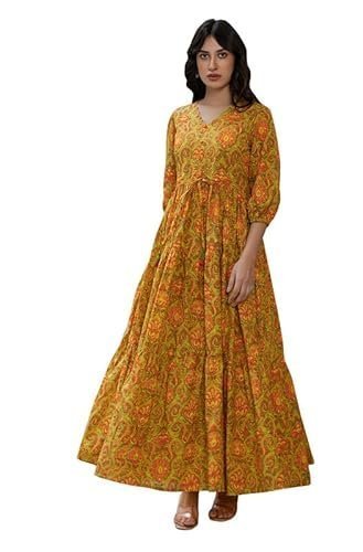 Janasya Women Ankle Length Dress