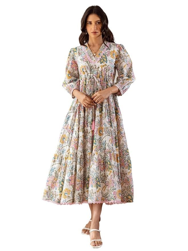 GRECIILOOKS Dress for Women Stylish | One Piece Dress for Women Long | Women Dress | Long Dress for Women | Maxi Dress for Women